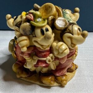Disney Harmony Kingdom Mickey Through The Years Collectible Trinket Box